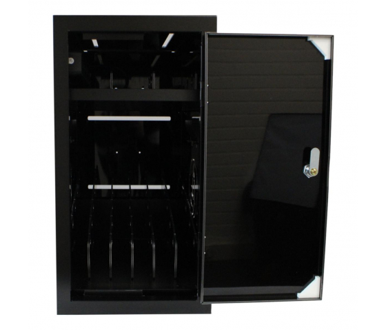 BRVD6 Charging cabinet for 6 mobile devices up to 17 inch - black - socket