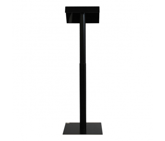 Höhenverstellbares Rednerpult aus Metall/Kunststoff Garrix - schwarz