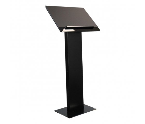 Metal/Acrylic lectern Arena - black