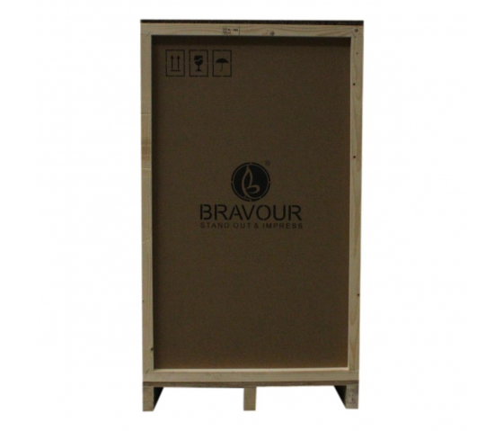 Acrylic-wood lectern Shenzhen - oak colour