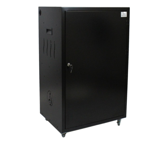 BRVD24 oplaadkar voor 24 mobiele apparaten tot en met 17 inch – zwart – stekkerblok