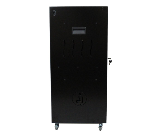 BRVD24 oplaadkar voor 24 mobiele apparaten tot en met 17 inch – zwart – stekkerblok