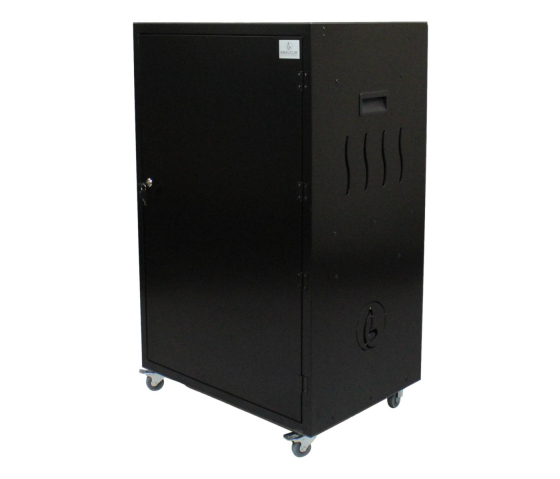 BRVD24 oplaadkar voor 24 mobiele apparaten tot en met 17 inch – zwart – stekkerblok