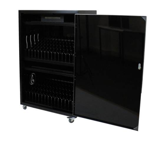 BRVD32 Charging trolley for 32 mobile devices up to 17 inch - black - plug in socket