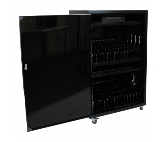 BRVD32 Charging cart for 32 mobile devices up to 17 inches - black - USB-A