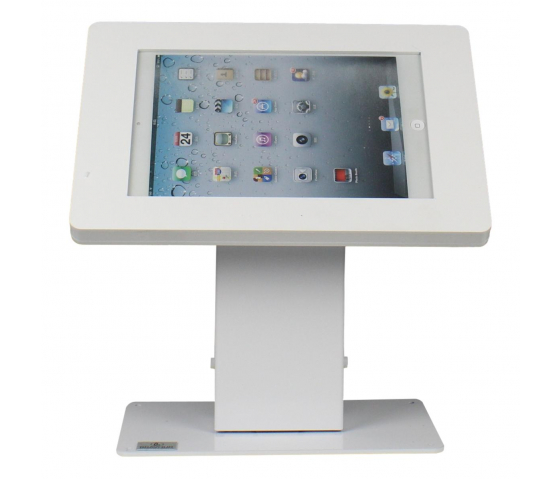 Soporte de mesa Chiosco Fino para iPad de 10,2 y 10,5 pulgadas - blanco