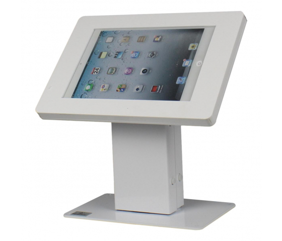 Soporte de mesa Chiosco Fino para iPad de 10,2 y 10,5 pulgadas - blanco