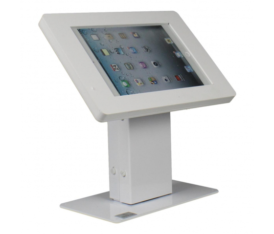 Soporte de mesa Chiosco Fino para iPad de 10,2 y 10,5 pulgadas - blanco