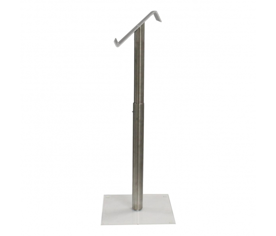 Height adjustable metal/Acrylic lectern Garrix - clear