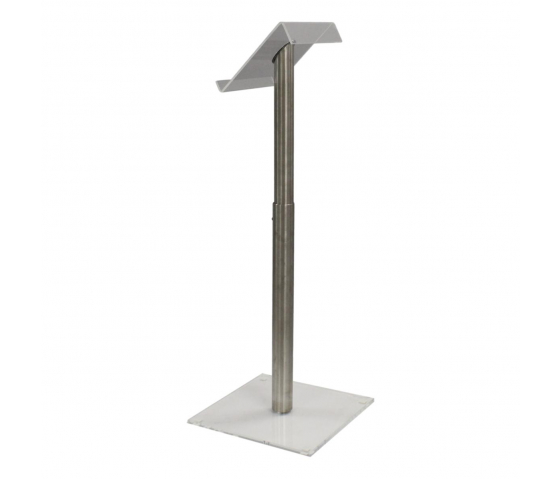 Height adjustable metal/Acrylic lectern Garrix - clear