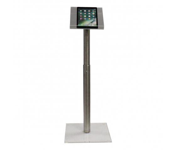 Height adjustable metal/Acrylic lectern Garrix - clear