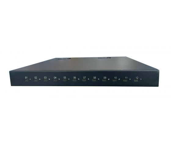 12 ports USB-C 65W oplaad hub