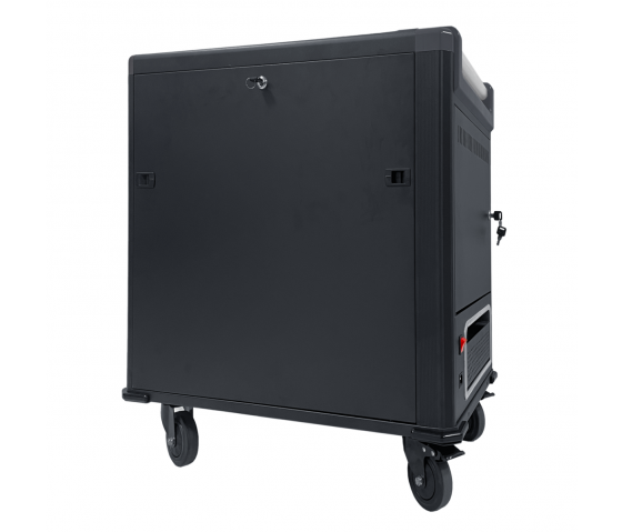 BRVC50 Carro de carga USB-C COMPACTO que incluye cables de carga para 50 tabletas de hasta 13 pulgadas - negro