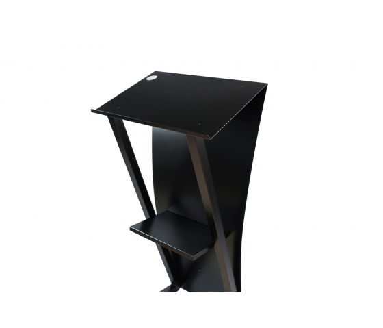 Metal lectern Neptune black