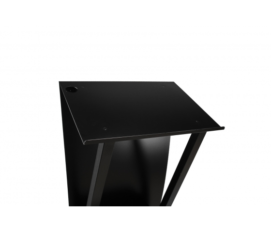 Metal lectern Neptune black