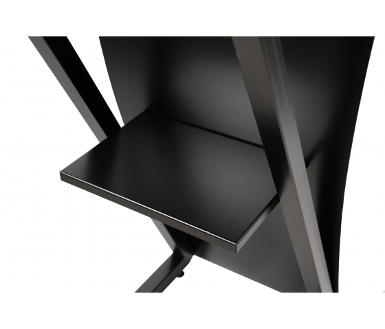 Metal lectern Neptune black