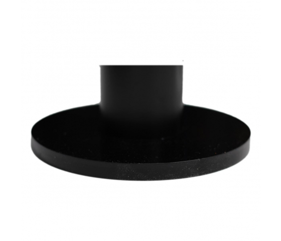 Rotation unit set with cover rosette - black