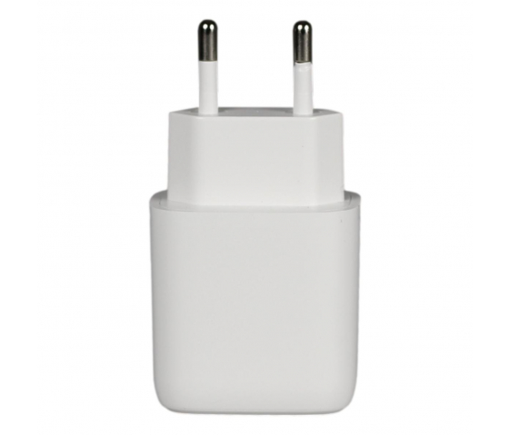 20w strømadapter med USB-A- og USB-C-stik