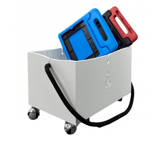 Bravour® Basket für 10 Tablets mit Kinderhülle - USB-A