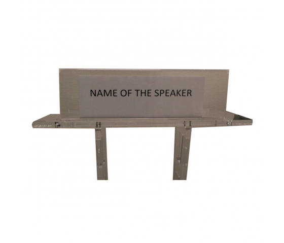 Card holder for lectern