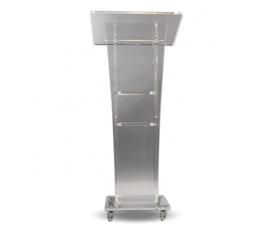 Acrylic lectern Garnet - clear