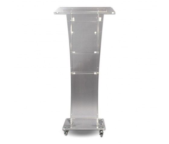 Acrylic lectern Garnet - clear