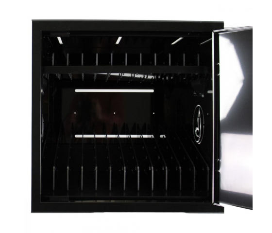 BRVD12 Armario de carga para 12 dispositivos móviles de hasta 17 pulgadas - negro - regleta