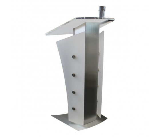 Metal/acrylic lectern Press