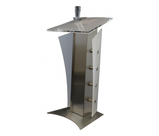 Metal/acrylic lectern Press