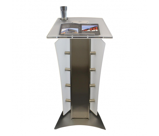 Metal/acrylic lectern Press