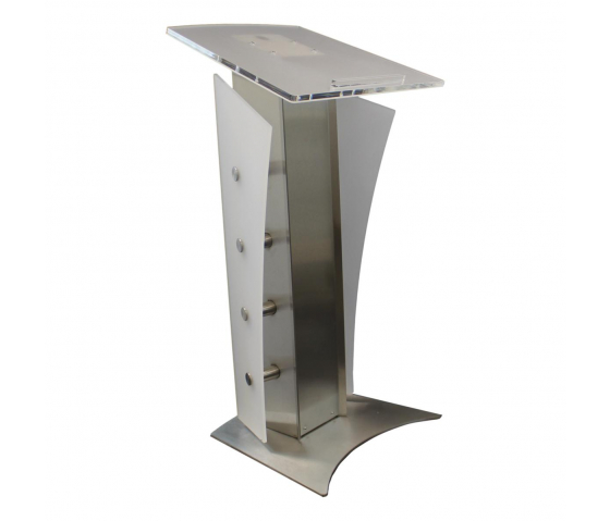 Metal/acrylic lectern Press