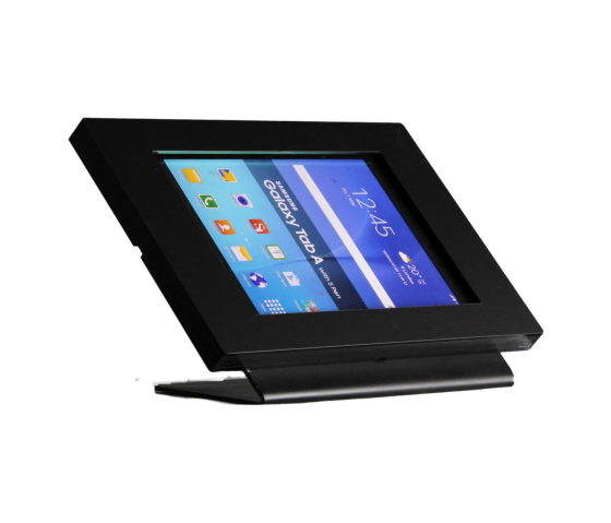 Perforatie hoogte gat Tablet desk stand Ufficio Piatto for Samsung Galaxy Tab A 10.5 - zwart