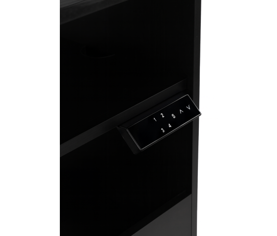 In hoogte verstelbaar kunststoffen katheder HiLo - zwart