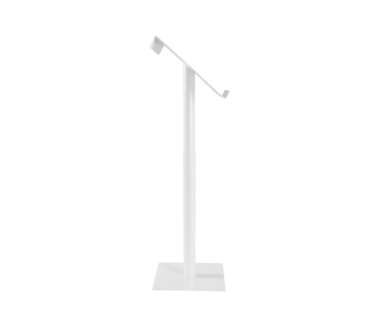 Height adjustable metal/acrylic lectern Vivaldi - white