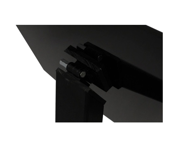 Tilt unit for lectern - black