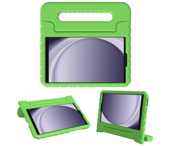 Funda KidsCase para tablet con asa para Samsung Galaxy Tab A9 de 8,7 pulgadas - Verde