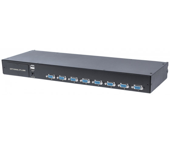 Switch KVM modulare a 8 porte con supporto VGA