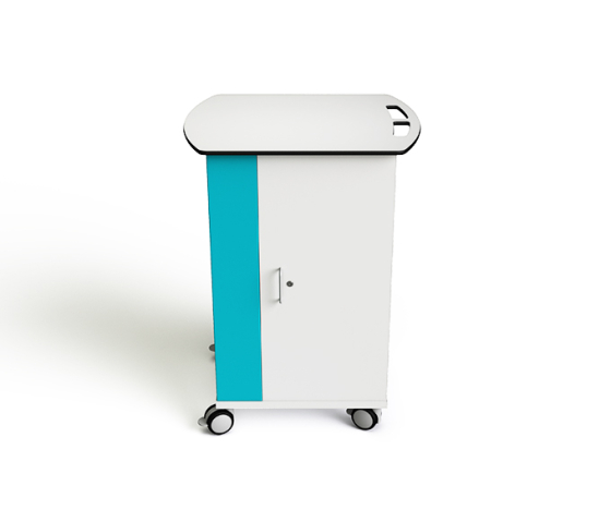 Zioxi onView Network charging cart for 16 laptops - USB-C cables included - RFID lock