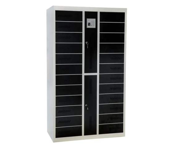 Laptop & Tablet charging locker BR24PSLZ - 24 compartments - Power Outlet & USB - RFID