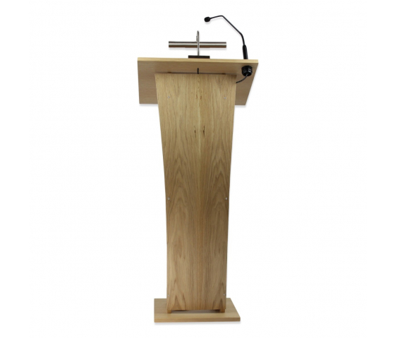 Wooden lectern Castor - cherry colour