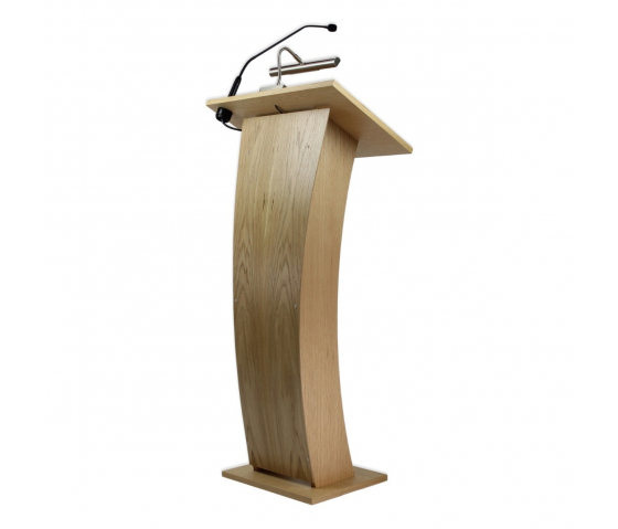 Wooden lectern Castor - cherry colour