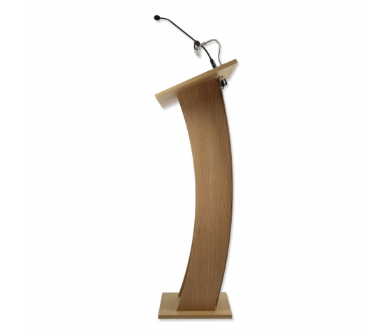 Wooden lectern Castor - cherry colour