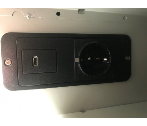 Tisch Ladespind BR5DESK für 5 Geräte - Zahlenschloss