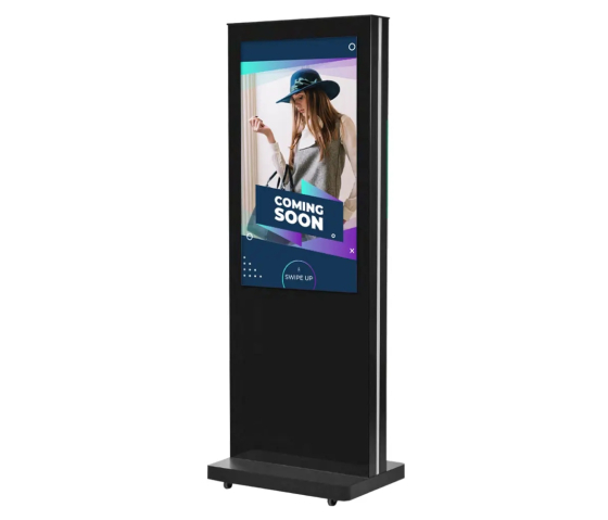 Digital information totem London 49-inch touchscreen
