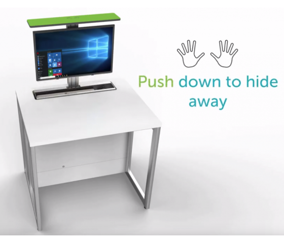 M1 Pop-up datorbord 1 person