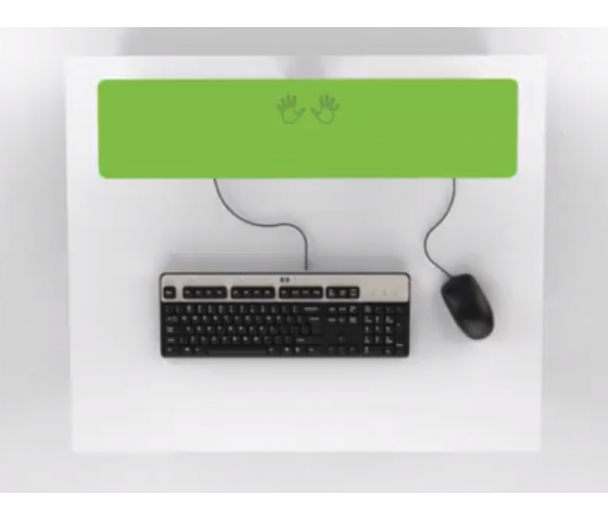 M1 Tavolo pop-up per computer 1 persona