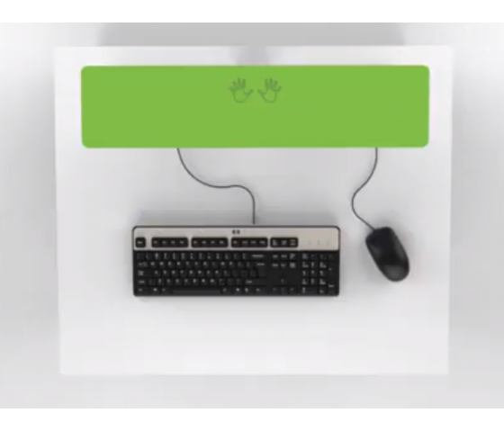 M1 Pop-up datorbord 1 person