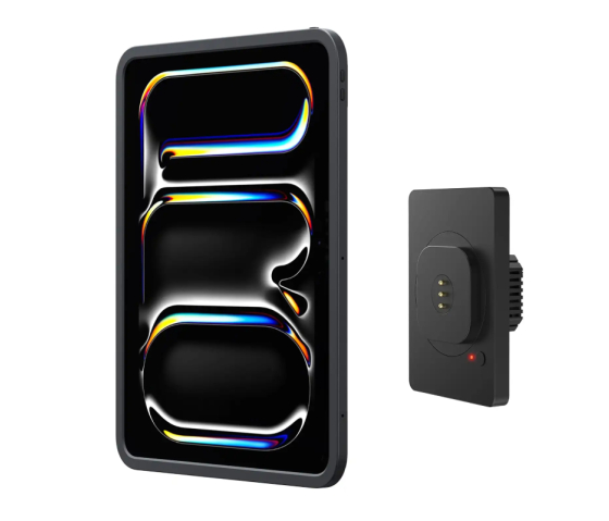 Soporte magnético de pared para iPad Pro de 13 pulgadas (M4) - función de carga inalámbrica - negro