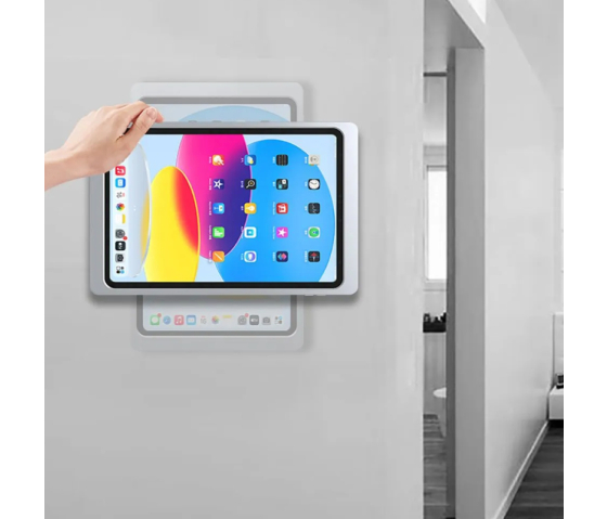 Soporte magnético de pared para iPad Pro de 13 pulgadas (M4) - función de carga inalámbrica - negro
