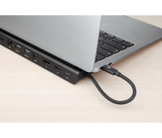 Docking station USB-C 11 in 1 con MST per tre monitor